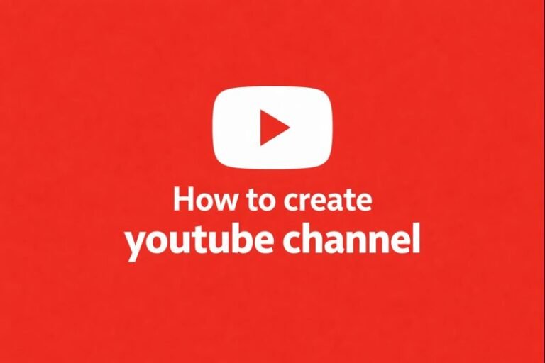 How to create youtube channel?