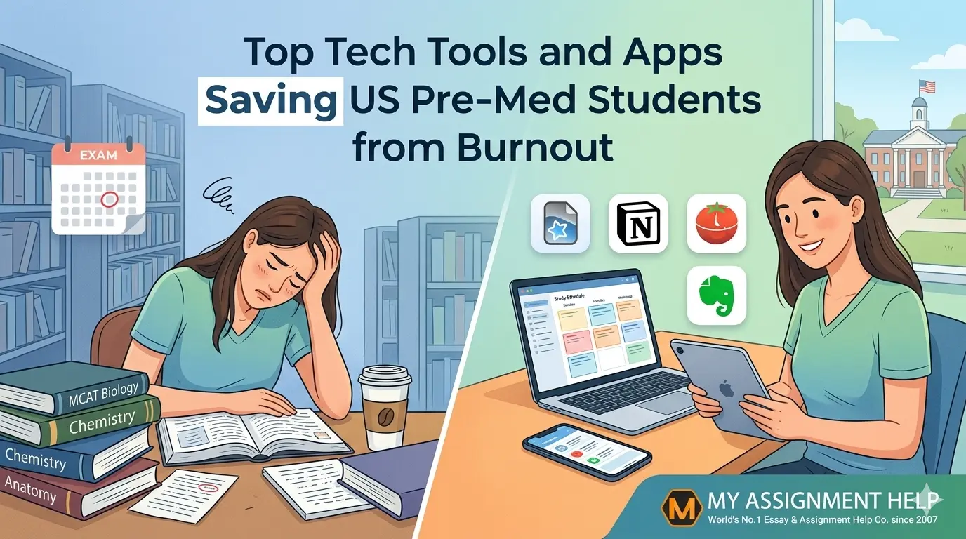 Top Tech Tools and Apps Saving US Pre-Med Students from Burnout